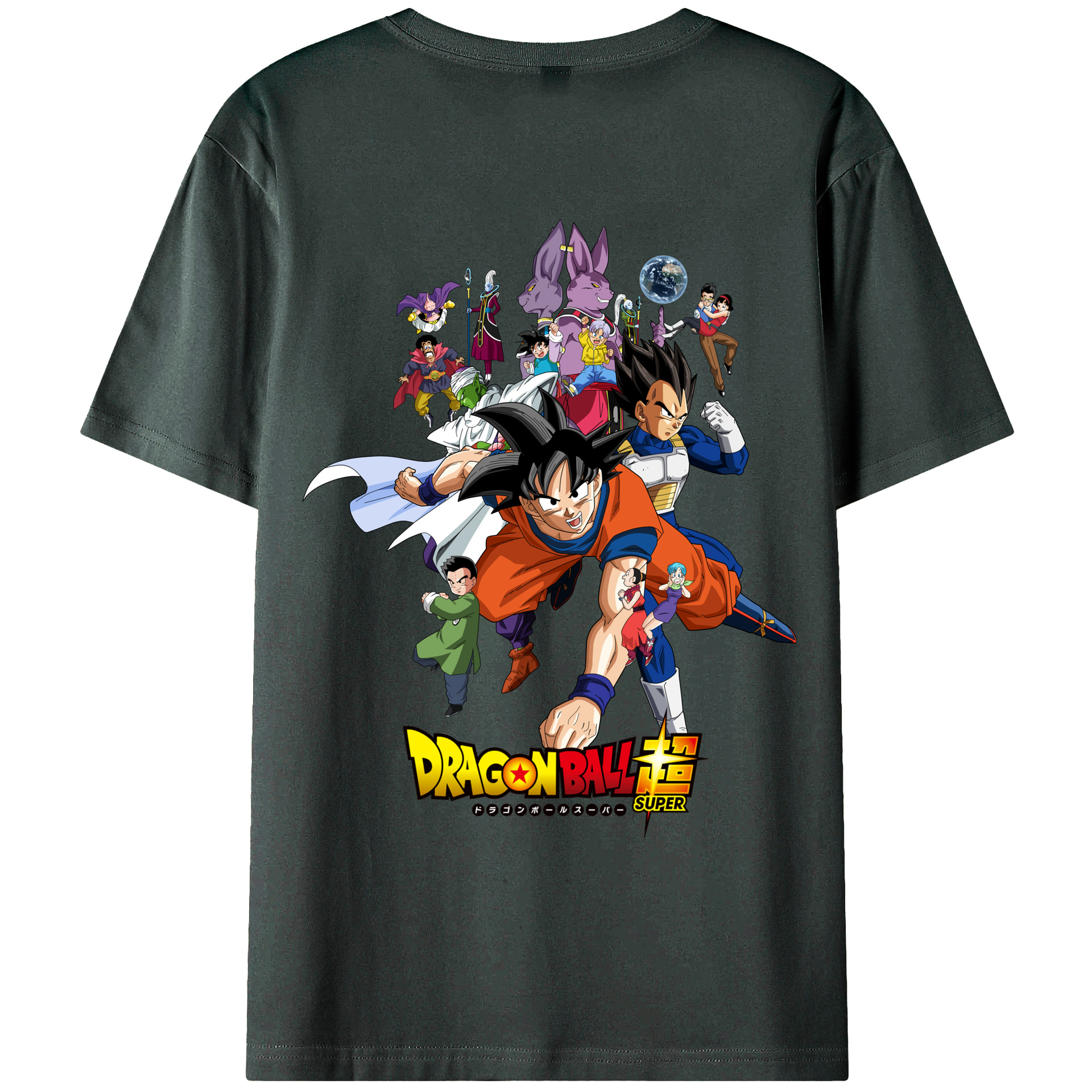 （画像用） ドラゴンボール DRAGON BALL 綿100％ メンズ半袖Tシャツ（バックプリント） 通気性